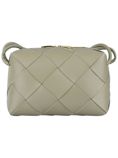 Cassette Intrecciato Small Cross Bag Travertine - BOTTEGA VENETA - BALAAN 2