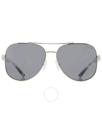 Michael Kors Silver Gray Gradient Square Ladies Sunglasses MK112111538858 - MICHAEL KORS - BALAAN 1