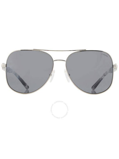 Michael Kors Silver Gray Gradient Square Ladies Sunglasses MK112111538858 - MICHAEL KORS - BALAAN 1