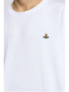 ORB Logo Cotton Short Sleeve T-Shirt White - VIVIENNE WESTWOOD - BALAAN 5