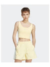 adidas Island Club Crop Tank Yellow IT8157 - ADIDAS - BALAAN 1