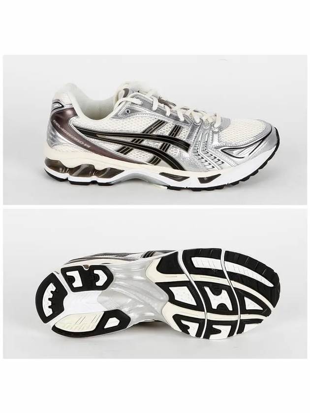 Gel Kayano 14 Low Top Sneakers Cream Black - ASICS - BALAAN 4