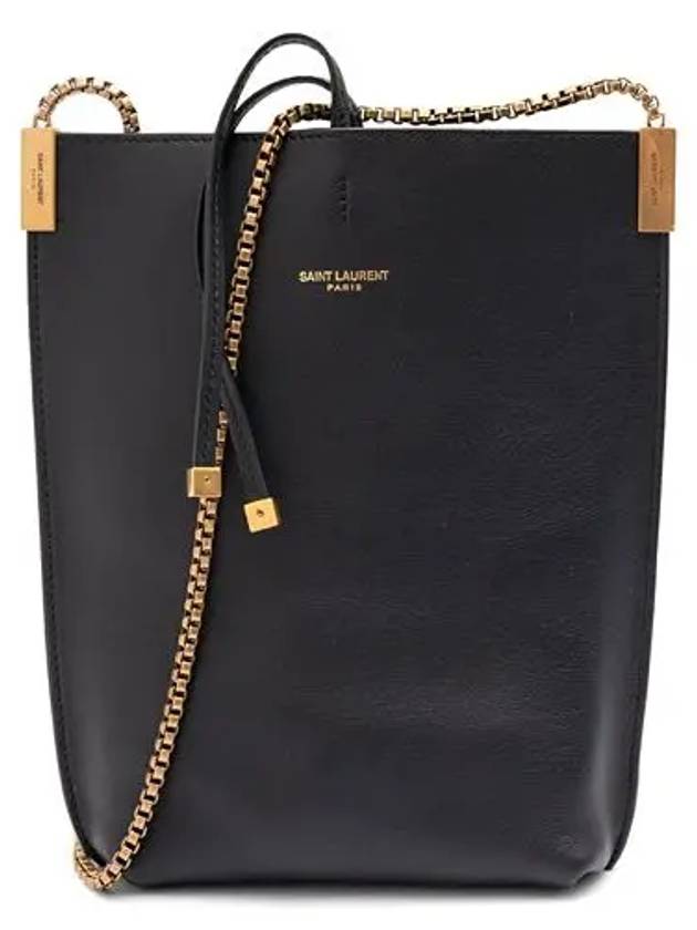 Suzanne Small Hobo Shoulder Bag Black - SAINT LAURENT - BALAAN 3