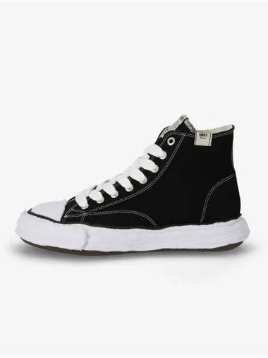 Peterson23 High OG Sole Canvas Sneakers Black A11FW701BLACK - MAISON MIHARA YASUHIRO - BALAAN 1