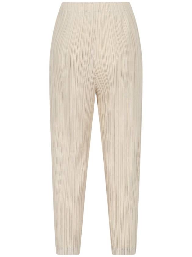 Thicker Bottoms 1 Wide Pants Cream - ISSEY MIYAKE - BALAAN 3