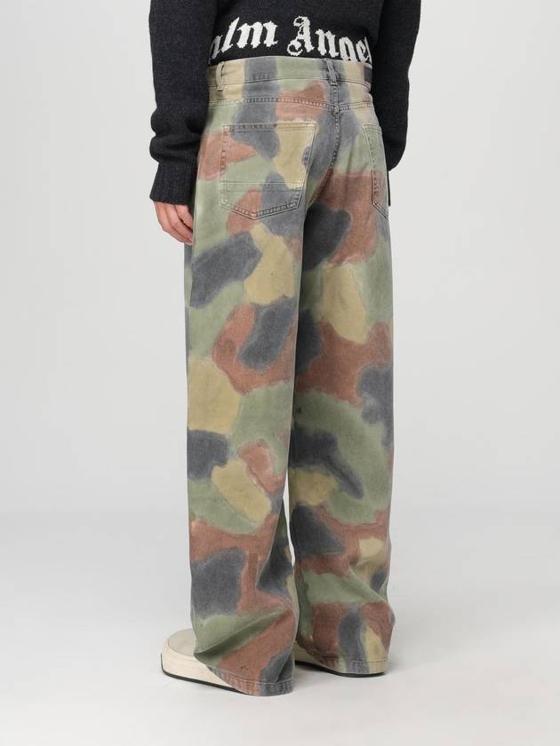 Jeans Palm Angels in denim stampa camouflage - PALM ANGELS - BALAAN 3