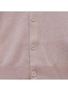 Face Patch Crop Cardigan Pink - ACNE STUDIOS - BALAAN 5