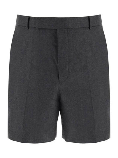 Twill Low Rise Color Mini Shorts Dark Grey - THOM BROWNE - BALAAN 2