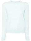 Women's Baby Fox Patch Regular Knit Top Mint - MAISON KITSUNE - BALAAN 2