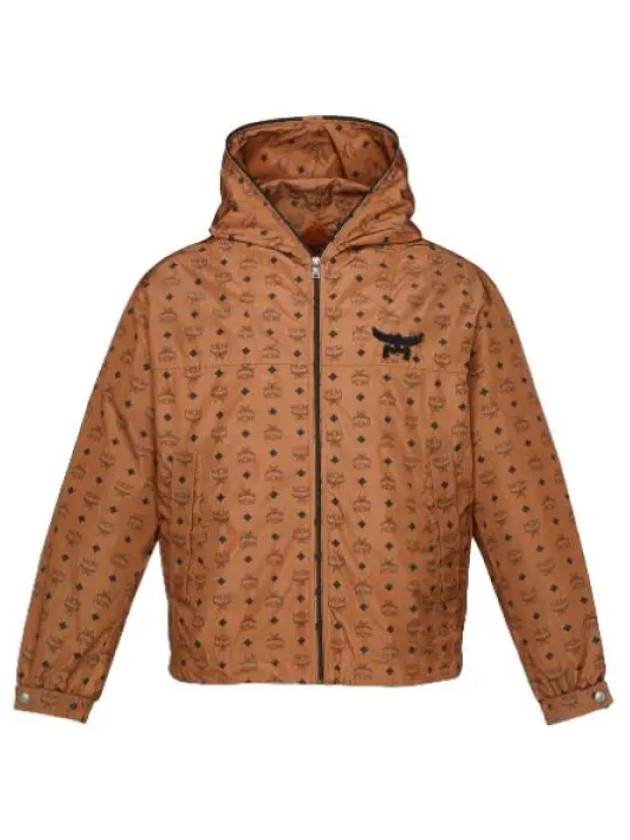 Recycled Nylon Monogram Print Windbreaker Jumper Jacket - MCM - BALAAN 1