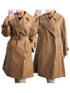 The Cube VTRENCH V Trench Water Repellent Trench Coat Caramel 2419021024600 011 - MAX MARA - BALAAN 1