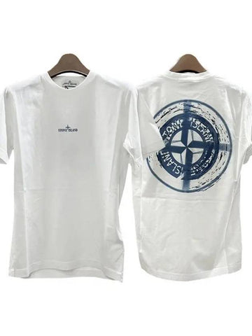 Kids logo DROP SHOT ONE short sleeve t shirt 781621053 V0001 270455 1094294 - STONE ISLAND - BALAAN 1