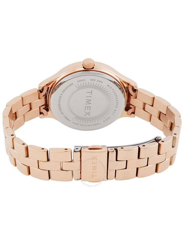 City Payton Metal Watch Rose Gold - TIMEX - BALAAN 4