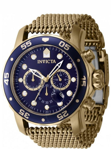 Invicta Pro Diver Chronograph GMT Date Quartz Blue Dial Men's Watch 47239 - INVICTA - BALAAN 1