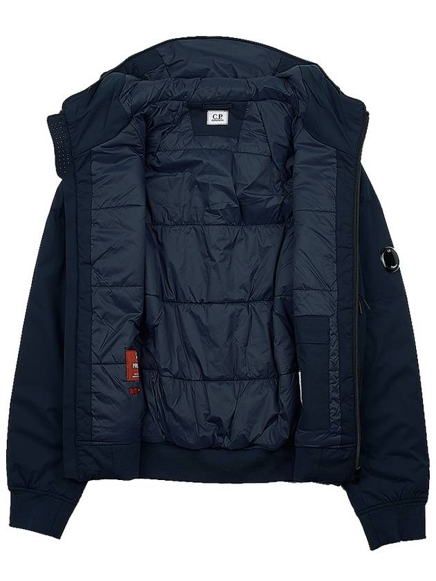 Pro-Tech Ribbed Hooded Jacket Navy - CP COMPANY - BALAAN 10