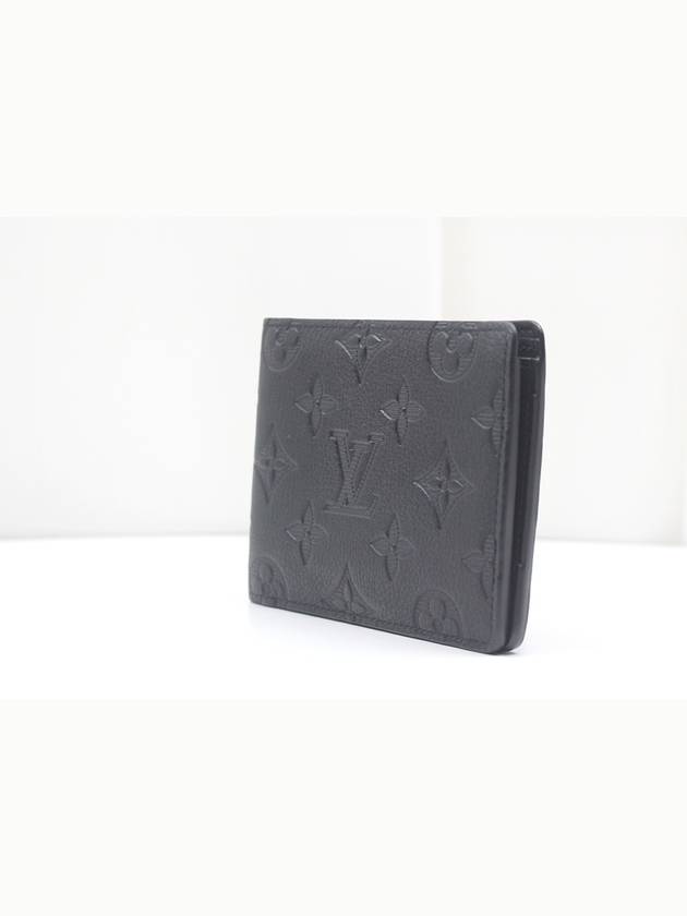 Multiple Wallet Monogram Shadow Leather Half Black M62901 - LOUIS VUITTON - BALAAN 5