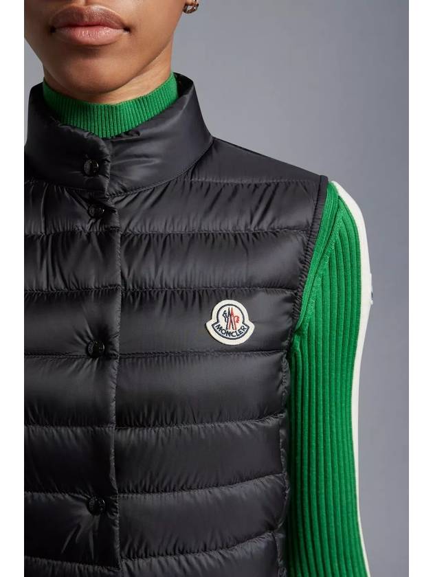 Liane Gilet Black - MONCLER - BALAAN.