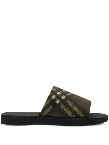 Check Trek Slippers Heath - BURBERRY - BALAAN 1