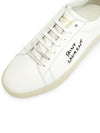 Court Classic SL 06 Leather Low Top Sneakers White - SAINT LAURENT - BALAAN 8