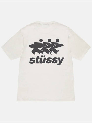 Surfwalk Pigmond Dye Short Sleeve T Shirt Unisex Natural - STUSSY - BALAAN 1