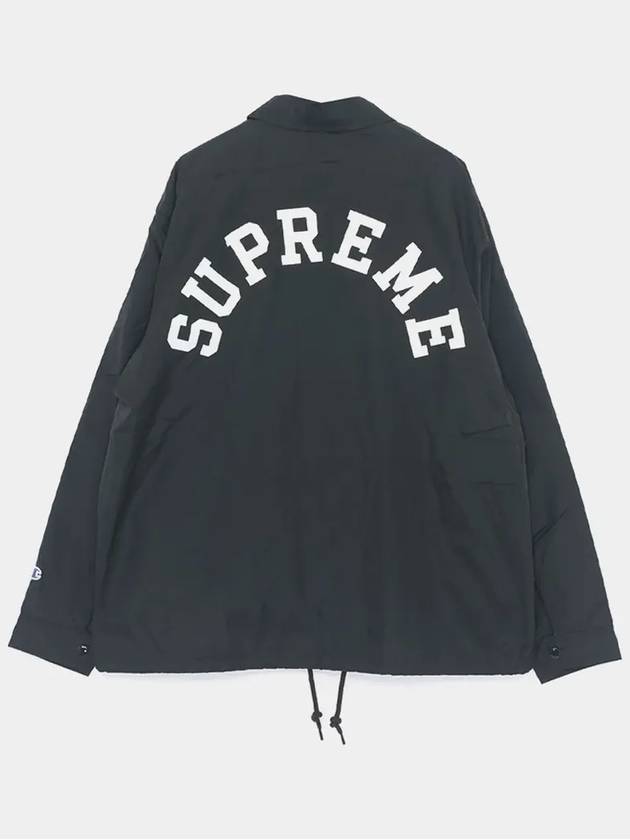 Champion Collaboration Coach Men s Jacket SS24J64 BLACK - SUPREME - BALAAN 3