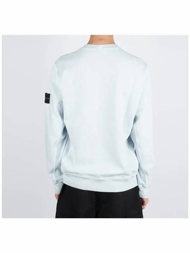 Malfile Fleece Old Sweatshirt Light Blue - STONE ISLAND - BALAAN 5