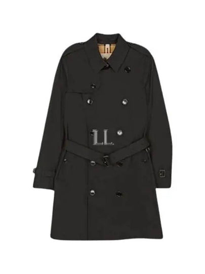 Men's Felsi Heritage Mid Trench Coat Black - BURBERRY - BALAAN 2