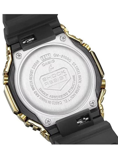 G SHOCK Gyal Oak metal bezel watch GM 2100G 1A9 - G-SHOCK - BALAAN 2