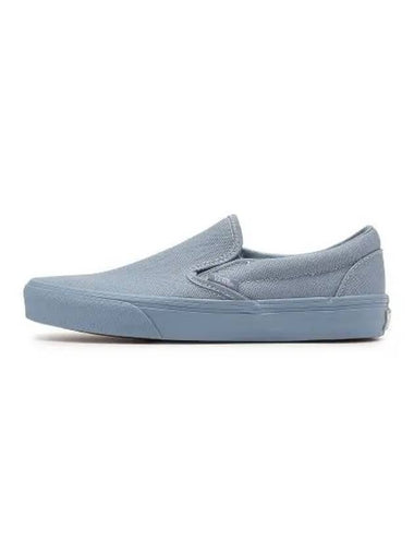 Classic Slip On Pastel Mono Dusty Blue - VANS - BALAAN 1