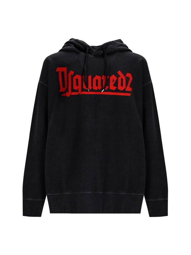 23 ss logo print hood S74GU0703 S25463 814 B0230274186 - DSQUARED2 - BALAAN 2