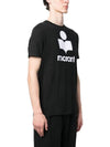 Karman Logo Short Sleeve T-Shirt Black - ISABEL MARANT - BALAAN 5