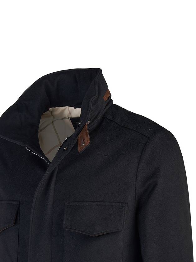 Traveller Cashmere Zip Up Jacket Black - LORO PIANA - BALAAN 6