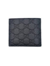 Men's GG Signature Half Wallet Black - GUCCI - BALAAN 3