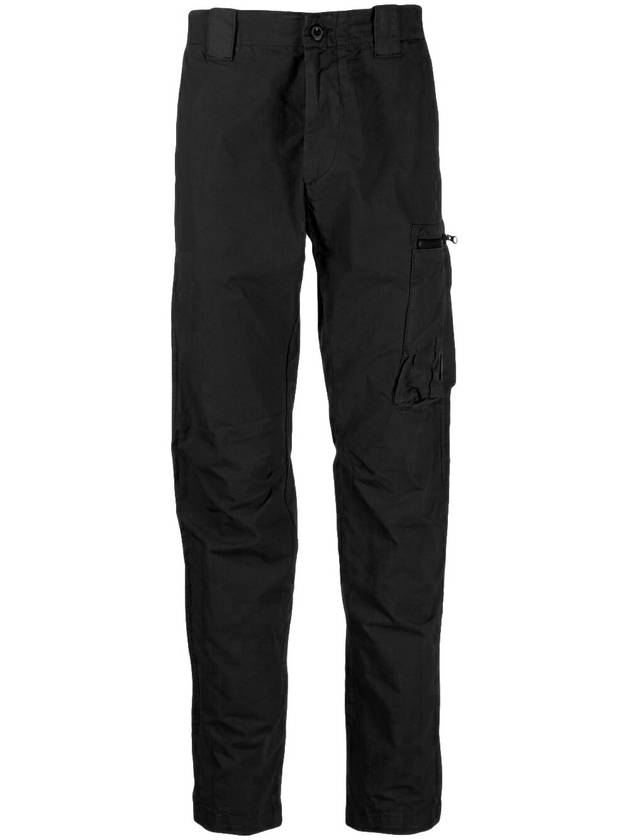 Men's Microlabs Cargo Straight Pants Black - CP COMPANY - BALAAN 3