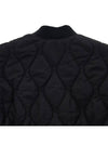 Quilted Bomber Jacket Black - MSGM - BALAAN 8