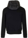 Quilted Wool Cardigan Black - MONCLER - BALAAN 4