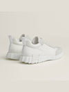 Bouncing Sneakers Mesh Suede Goatskin Blanc - HERMES - BALAAN 4