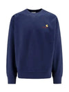 Men s American Script Crew Neck Sweatshirt Navy I025475 29LXX - CARHARTT - BALAAN 2