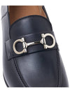 Gancini Ornament Loafer Black - SALVATORE FERRAGAMO - BALAAN.