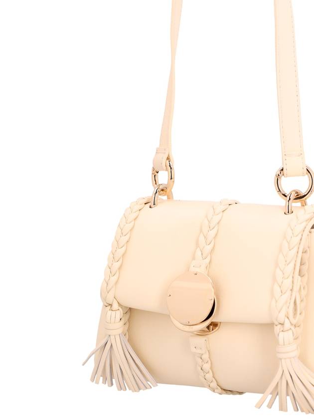 Penelope Small Leather Shoulder Bag Ivory - CHLOE - BALAAN 4