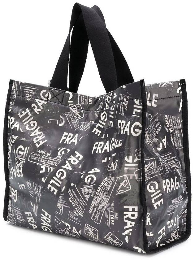 All Over Print Tote Bag Black - MAISON MARGIELA - BALAAN 3