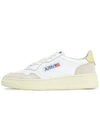 Medalist Women's Low Top Sneakers Yellow White - AUTRY - BALAAN 5