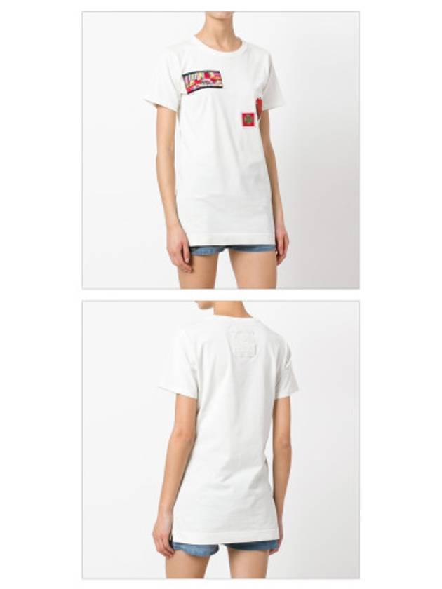 Print Short Sleeved T-Shirt White - MR & MRS ITALY - BALAAN 3