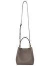 McGraw Small Tote Bag Brown - TORY BURCH - BALAAN 8