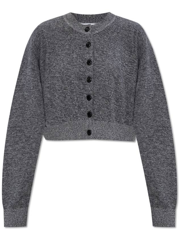 T By Alexander Wang Short Cardigan, Women's, Grey - ALEXANDER WANG - BALAAN 1