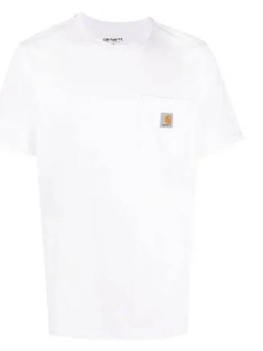 24FW I030434 Pocket Logo Patch Short Sleeve T-Shirt 1004337 - CARHARTT - BALAAN 1