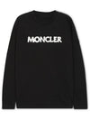 Men s Logo Black Long Sleeve T shirt 8D00004 89AJS 998 - MONCLER - BALAAN 3