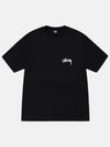 Cherrys Short Sleeve T-Shirt Black - STUSSY - BALAAN 4