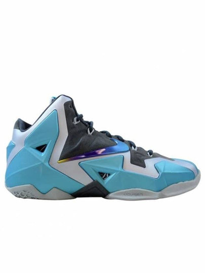 LeBron 11 Gamma High Top Sneakers Blue - NIKE - BALAAN 2