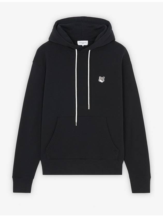 Grey Fox Head Patch Classic Hoodie Black - MAISON KITSUNE - BALAAN 2